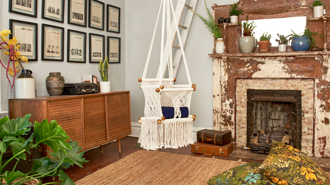 Macrame Cotton Toddler Swing