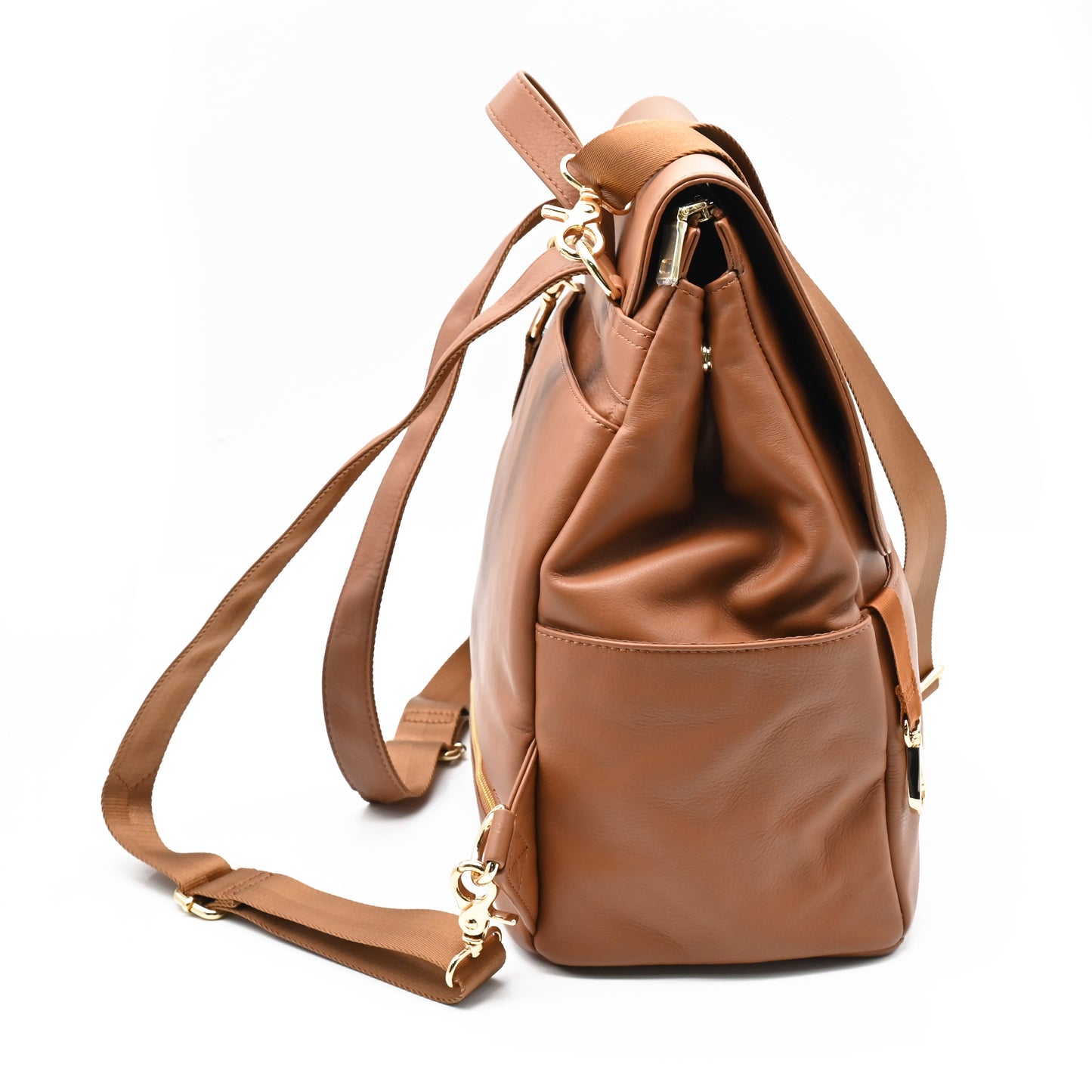 Genuine Leather Backpack / Handbag