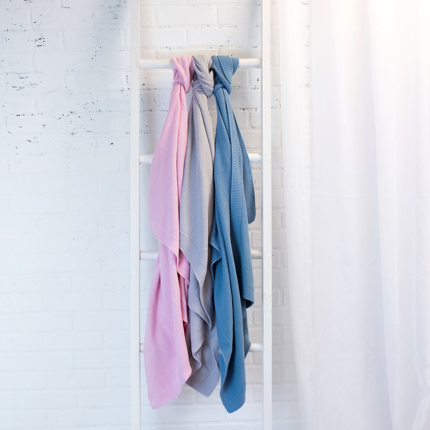 100% Cotton Knit Baby Blanket