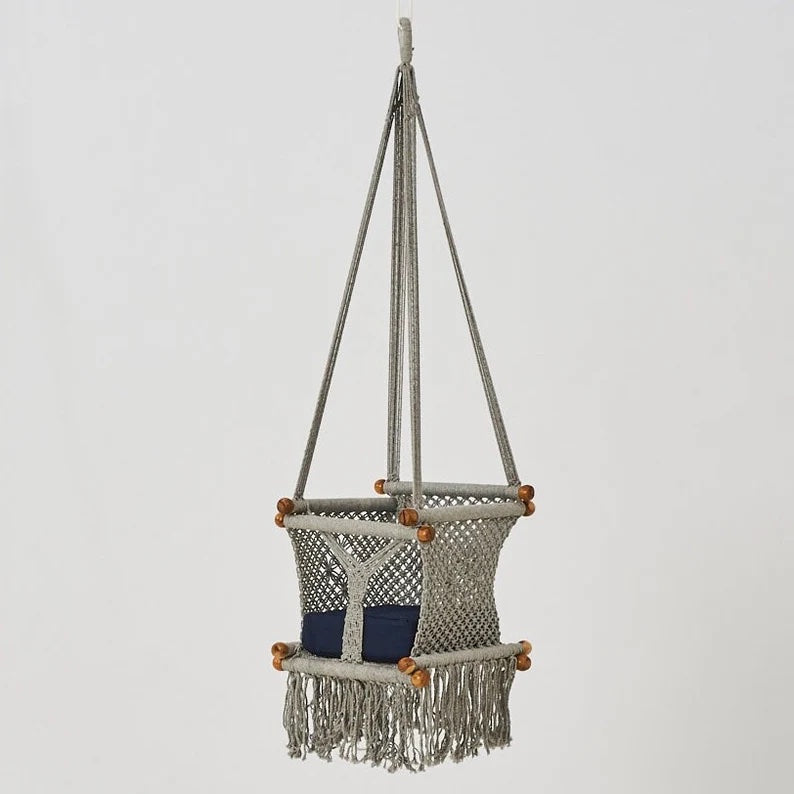 Macrame Cotton Toddler Swing