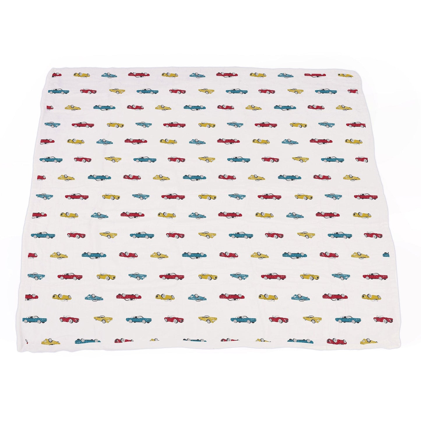 Vintage Muscle Cars Bamboo Muslin Blanket